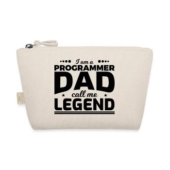 Programmer Father Calls Me Legend - Organic Pouch - nature - Front