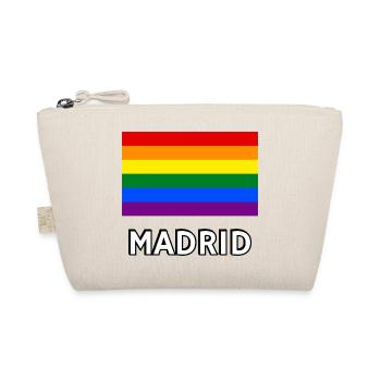 Pride Flagge Madrid - Bio-Täschchen - Natur - Vorne