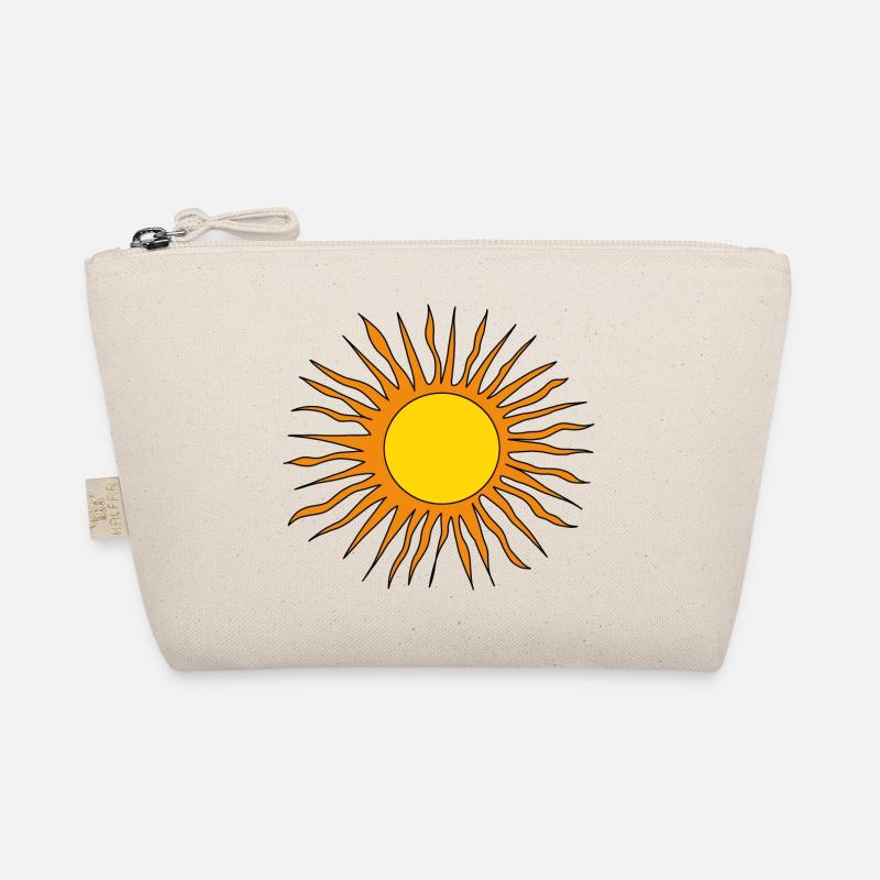 Retro Sonne Bio-Täschchen