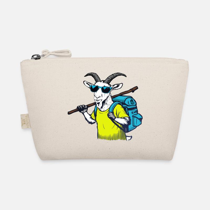 Bergziege mit Rucksack Bio-Täschchen