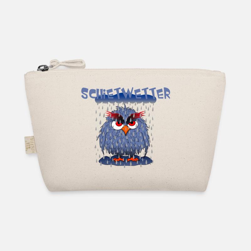 Owl Bad weather Organic Pouch