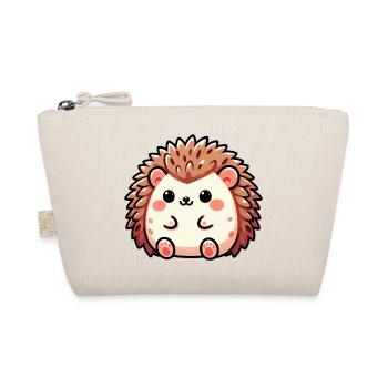 Hedgehog - Organic Pouch - nature - Front