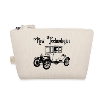 Black vintage old automobile - Organic Pouch - nature - Front