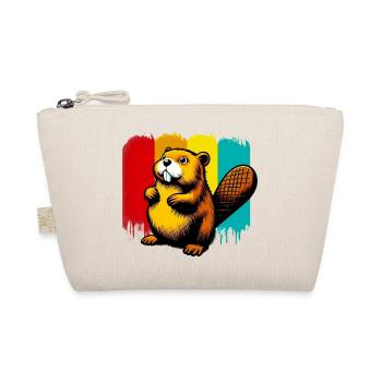 Beaver - Organic Pouch - nature - Front