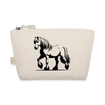 Horse Haflinger - Organic Pouch - nature - Front