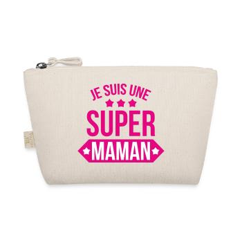 Je suis une super maman - Fête des Mères - Trousse biologique - nature - Devant
