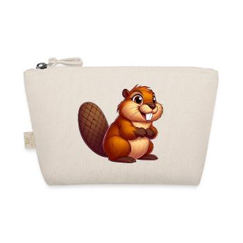 Beaver - Organic Pouch - nature - Front