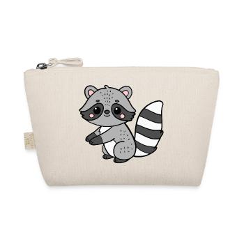 Raccoon - Organic Pouch - nature - Front