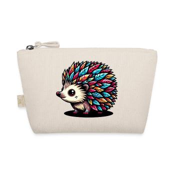 Hedgehog - Organic Pouch - nature - Front