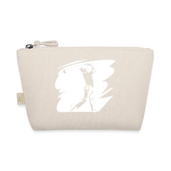 Golfer Sketch - Organic Pouch - nature - Front