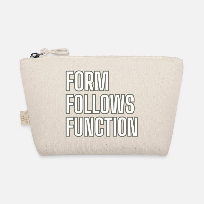 FORM FOLLOWS FUNCTION - Bauhaus Design Wagenfeld Bio-Täschchen