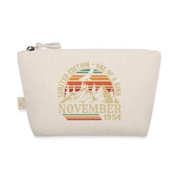 Born in November 1954 - Birthday November 1954 - Organic Pouch - nature - Front