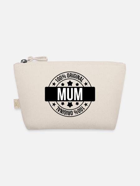 Best Mom - Mother's Day - Organic Pouch - nature - Front