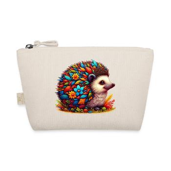 Hedgehog - Organic Pouch - nature - Front
