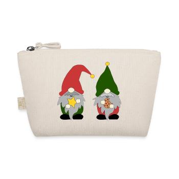 Cheerful elves - Organic Pouch - nature - Front