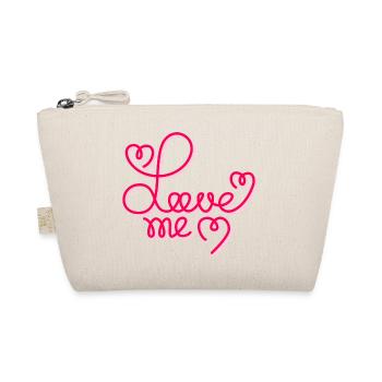 Love ME - Organic Pouch - nature - Front