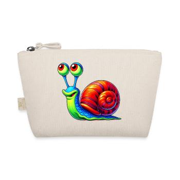 Schnecke - Bio-Täschchen - Natur - Vorne