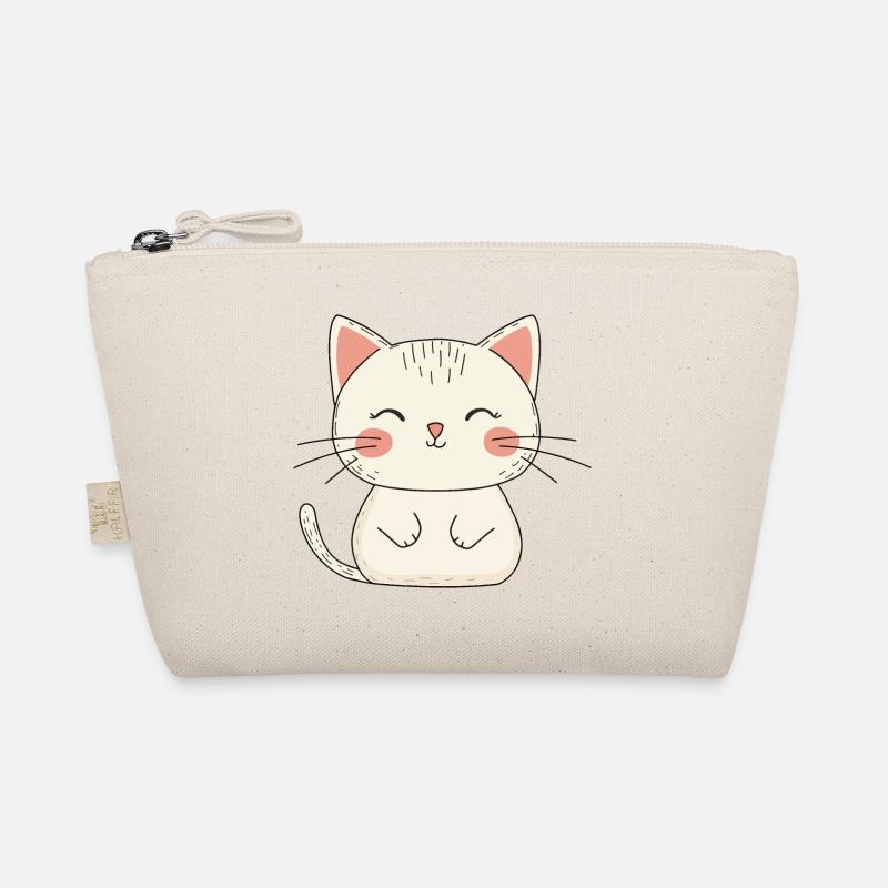 Chat mignon mignon bébé enfants animal dessin animé Trousse biologique