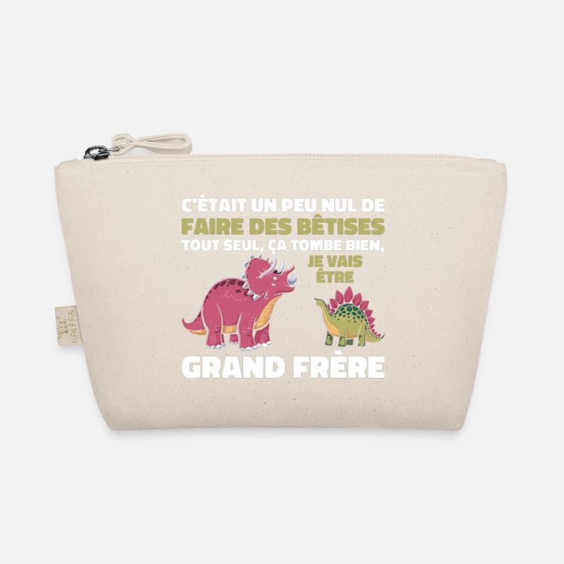 Future Big Brother Dinosaur Big Brother Gift Organic Pouch