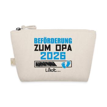 Promotion to Grandpa 2026 - Organic Pouch - nature - Front