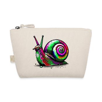 Schnecke - Bio-Täschchen - Natur - Vorne