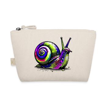 Schnecke - Bio-Täschchen - Natur - Vorne