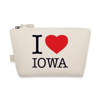 I LOVE IOWA - Organic Pouch - nature - Front