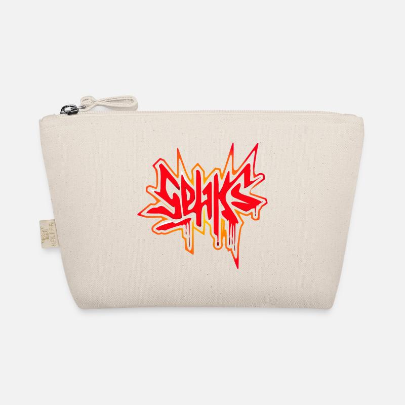 Sehks Roter Spritzer Bio-Täschchen