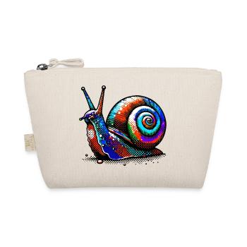 Schnecke - Bio-Täschchen - Natur - Vorne