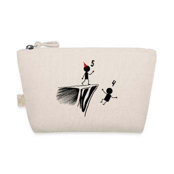 5th Anniversary, 5 Year Gift, 5 Year Old, 5 Year Olds - Organic Pouch - nature - Front