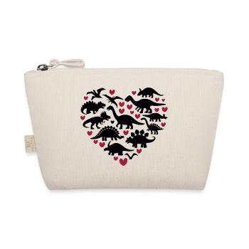 I Love Dinosaurs - Organic Pouch - nature - Front