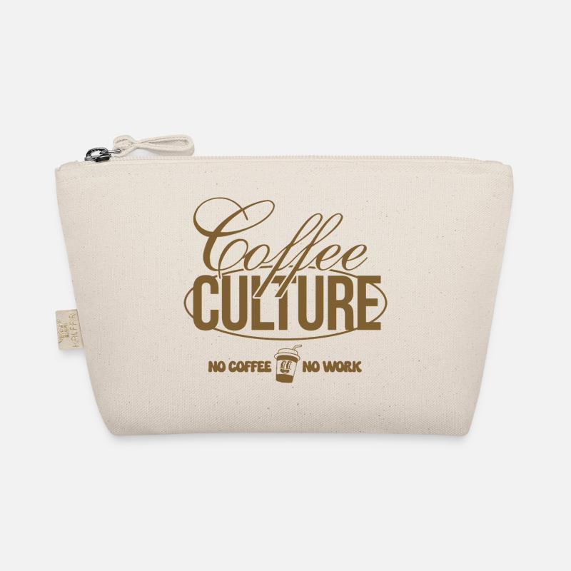 Coffee Culture – No Coffee, No Work - Bio-Täschchen - Natur