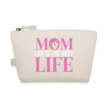 Mom Life is the Best Life - Organic Pouch - nature - Front