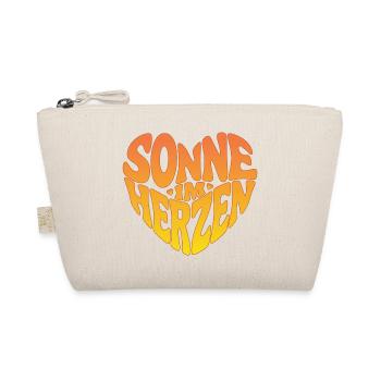 Sonne im Herzen - Bio-Täschchen - Natur - Vorne