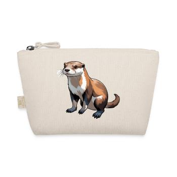 Loutre - Autocollant animal mignon - Trousse biologique - nature - Devant