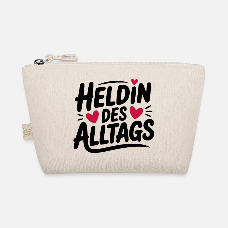 Heldin des Alltags Design - Bio-Täschchen - Natur