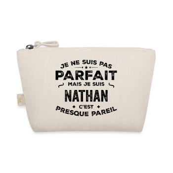 Nathan – ein lustiger und stolzer Vorname, Legende - Bio-Täschchen - Natur - Vorne