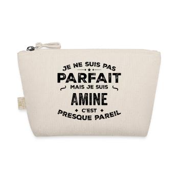 Amine – A Funny and Proud First Name, Legend - Organic Pouch - nature - Front