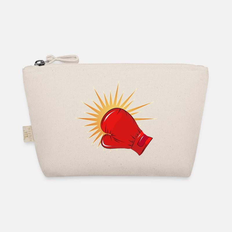 Gant de boxe rouge avec effet punch Trousse biologique