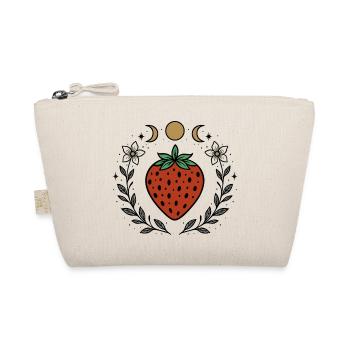 Strawberry & Moon Phases - Botanical Magic - Organic Pouch - nature - Front
