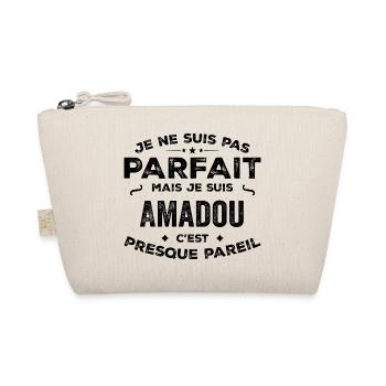 Amadou – Ein Vorname, eine lustige und stolze Legende - Bio-Täschchen - Natur - Vorne