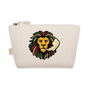 Reggae Löwe Rasta Design - Bio-Täschchen - Natur - Vorne