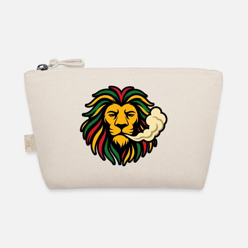 Reggae Löwe Rasta Design Bio-Täschchen