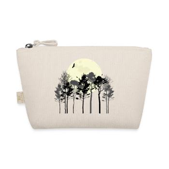 Conception de silhouette de la forêt céleste - Trousse biologique - nature - Devant