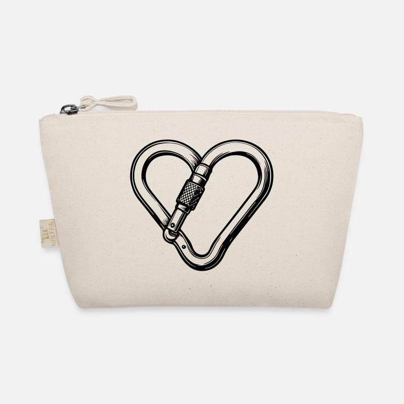 Mousqueton en forme de cœur – l’amour de l’escalade à l’état pur Trousse biologique