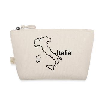 Italienische Karten-Silhouette - Bio-Täschchen - Natur - Vorne