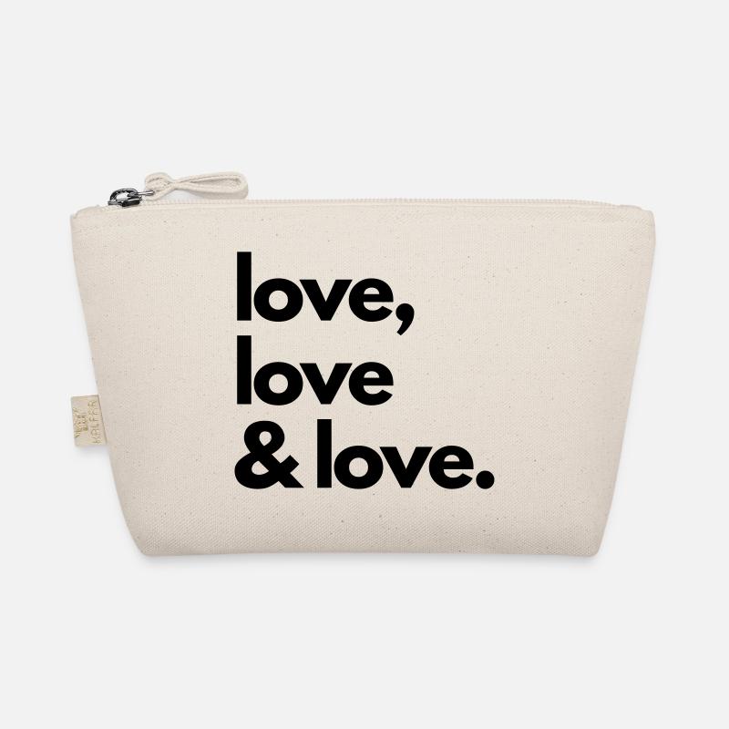 Love tote bag student kit Organic Pouch