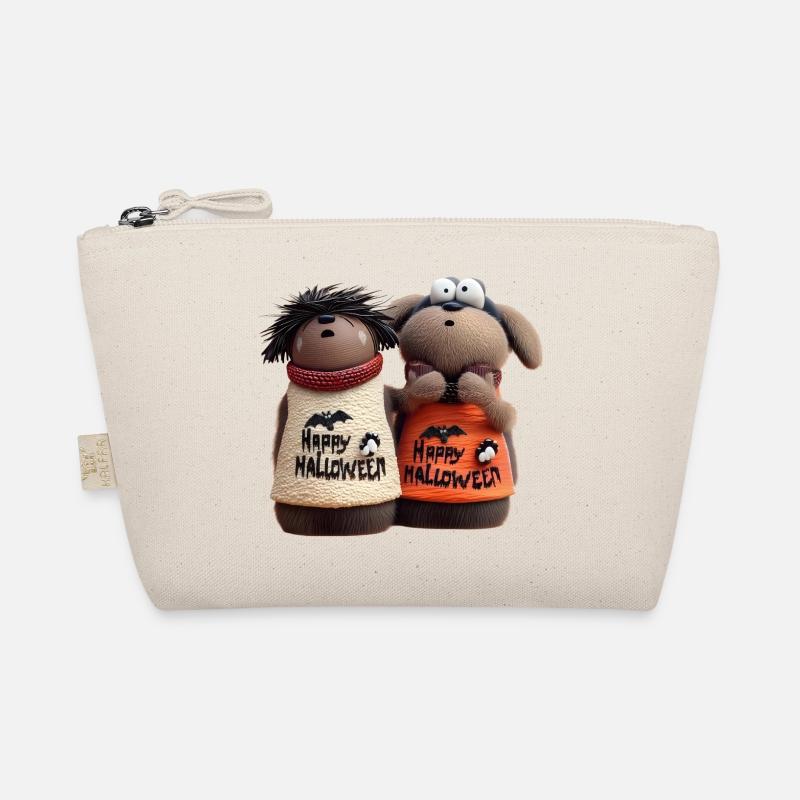 Double Spooky Trouble – Lustige Halloween Wooligans Bio-Täschchen