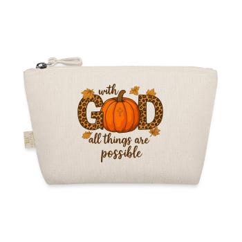 Avec Dieu, tout est possible Citrouille d’automne - Trousse biologique - nature - Devant