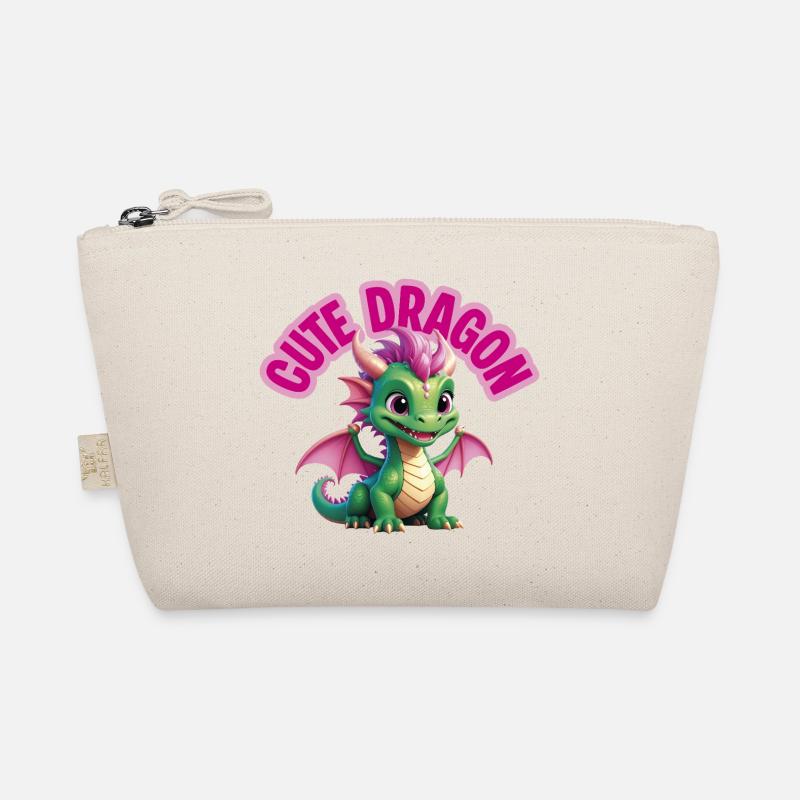 Cute Dragon Organic Pouch